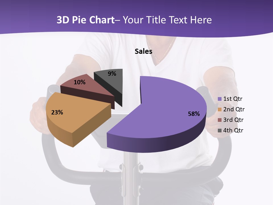 Senior Minority Man Working Out Set On A White Background PowerPoint Template