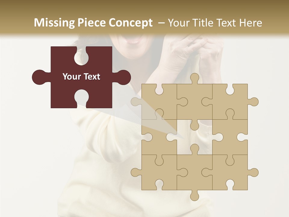 Lucky, Wealthy Woman Excitedly Holding Group Of Twenty Dollar Bills PowerPoint Template