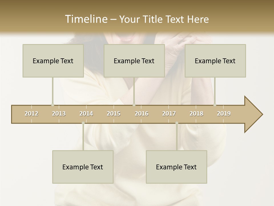 Lucky, Wealthy Woman Excitedly Holding Group Of Twenty Dollar Bills PowerPoint Template