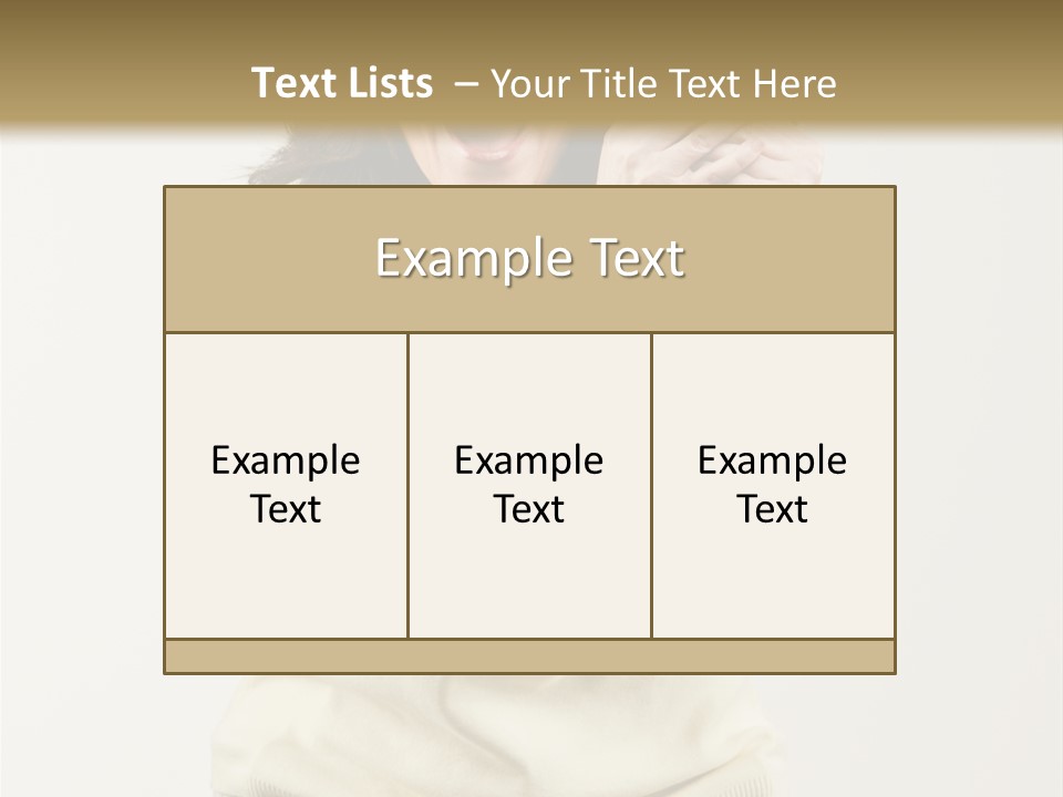 Lucky, Wealthy Woman Excitedly Holding Group Of Twenty Dollar Bills PowerPoint Template