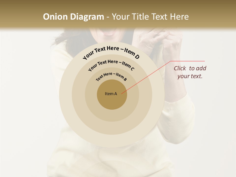 Lucky, Wealthy Woman Excitedly Holding Group Of Twenty Dollar Bills PowerPoint Template