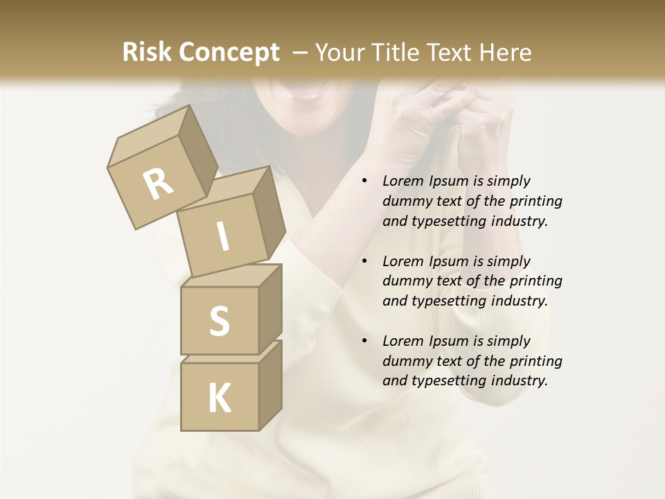 Lucky, Wealthy Woman Excitedly Holding Group Of Twenty Dollar Bills PowerPoint Template