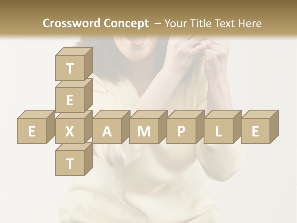 Lucky, Wealthy Woman Excitedly Holding Group Of Twenty Dollar Bills PowerPoint Template