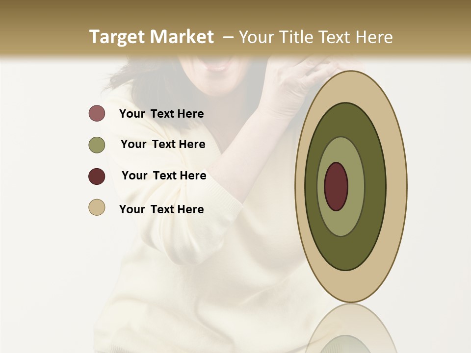 Lucky, Wealthy Woman Excitedly Holding Group Of Twenty Dollar Bills PowerPoint Template