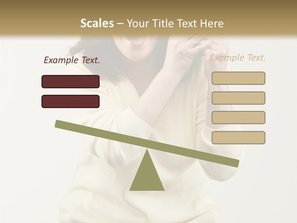 Lucky, Wealthy Woman Excitedly Holding Group Of Twenty Dollar Bills PowerPoint Template