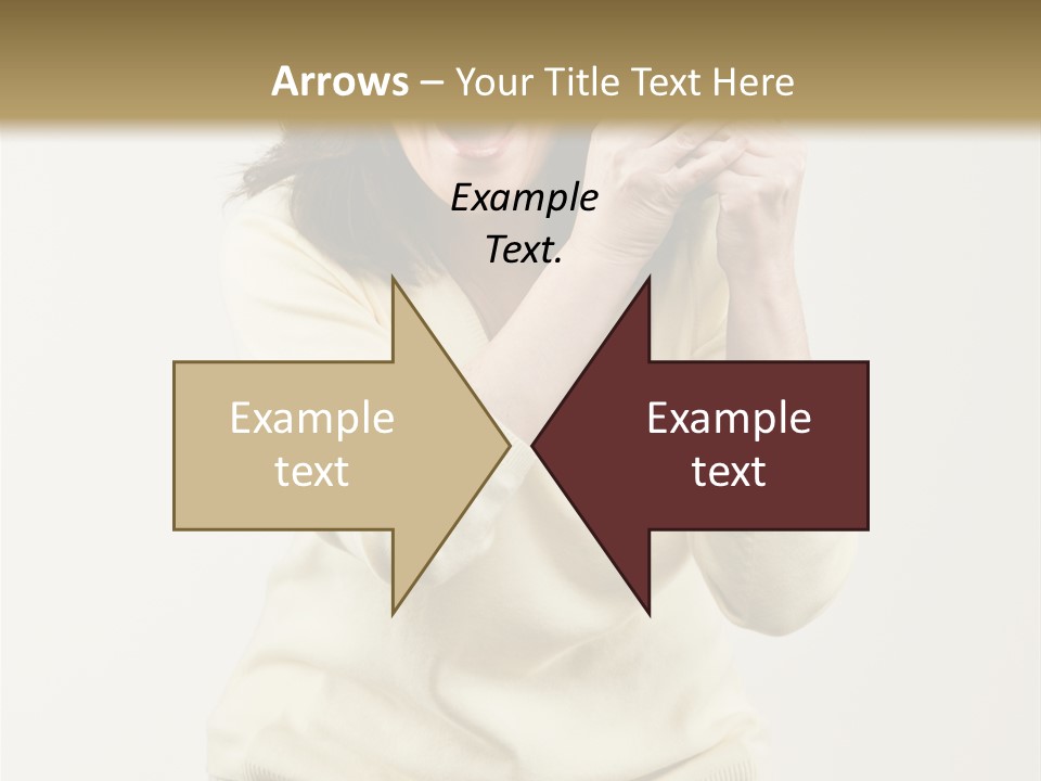 Lucky, Wealthy Woman Excitedly Holding Group Of Twenty Dollar Bills PowerPoint Template