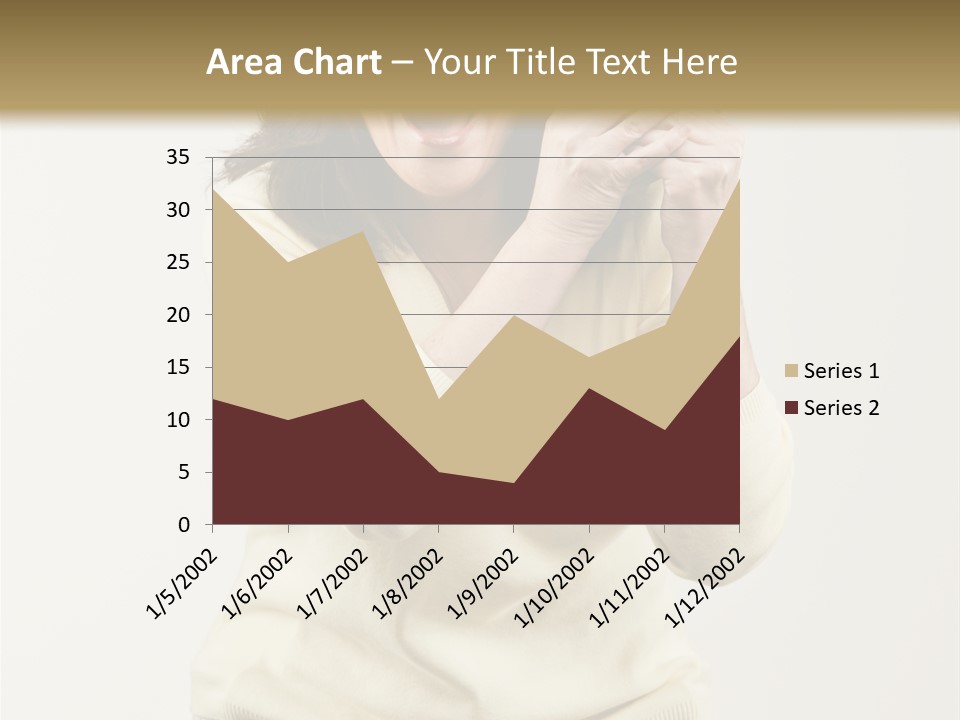 Lucky, Wealthy Woman Excitedly Holding Group Of Twenty Dollar Bills PowerPoint Template