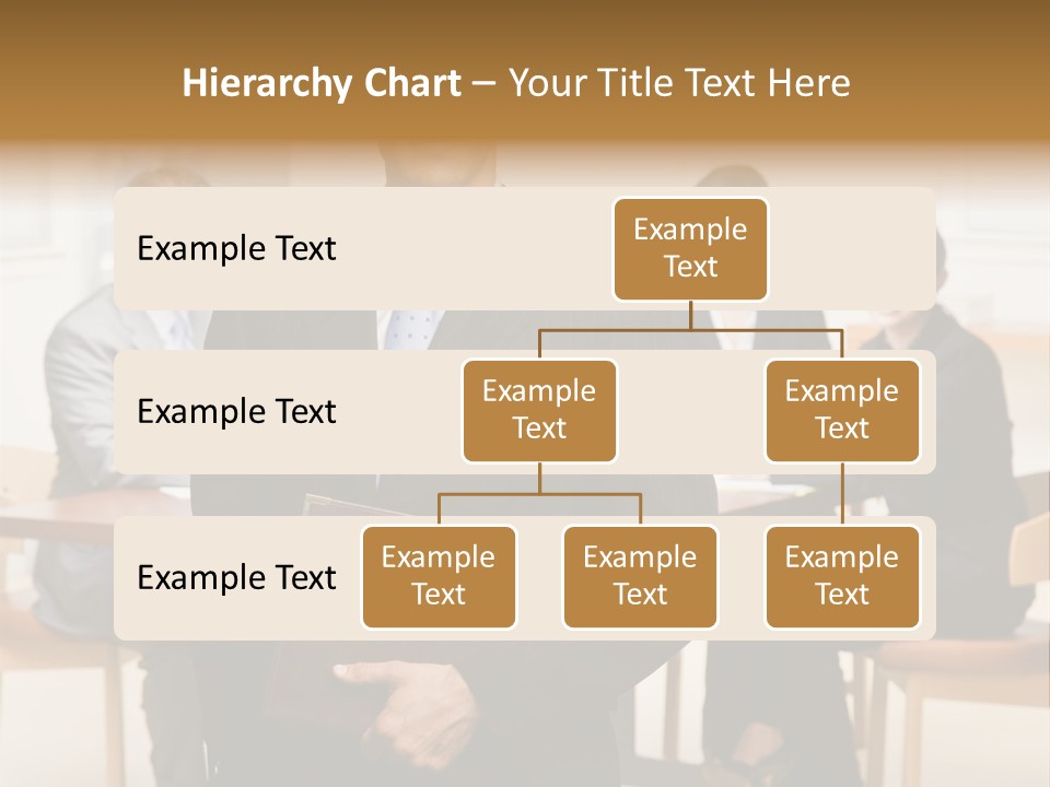 Confident Businessman With Notebook And Co-Workers In Conference Room PowerPoint Template
