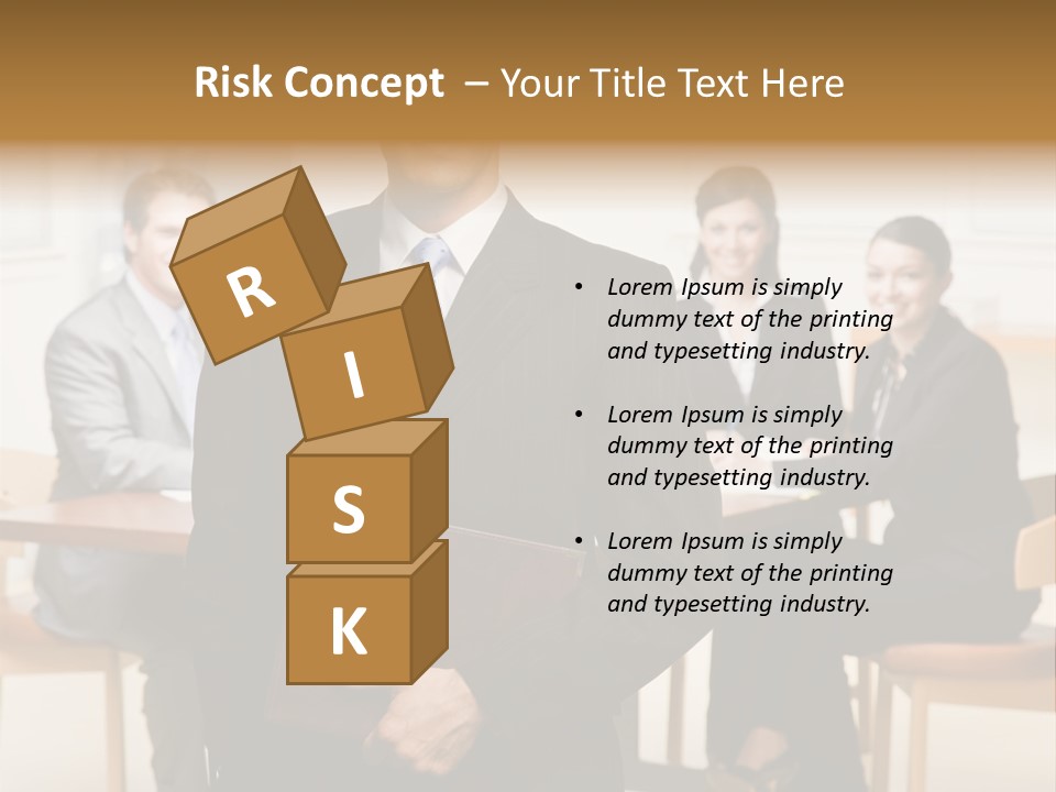 Confident Businessman With Notebook And Co-Workers In Conference Room PowerPoint Template