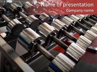 Dumbbells PowerPoint Template