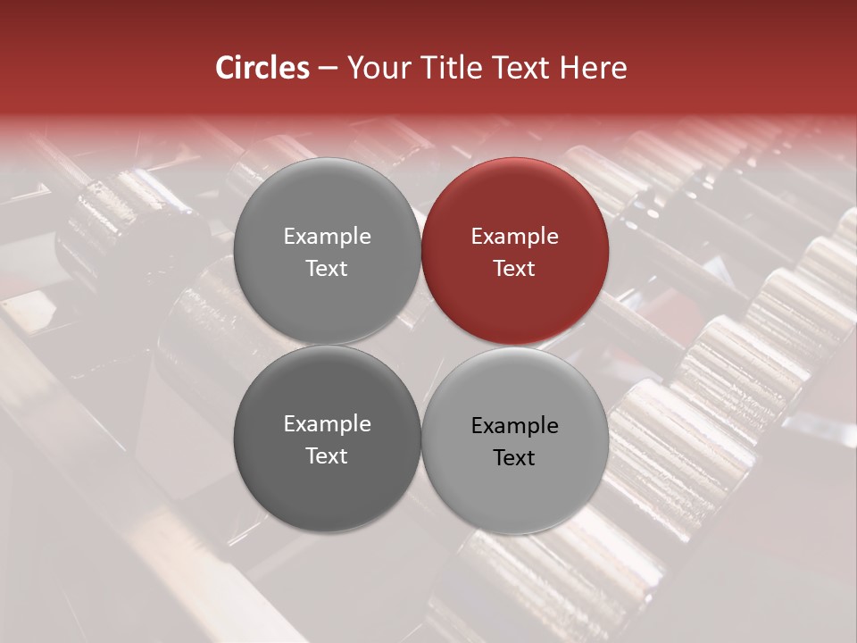 Dumbbells PowerPoint Template