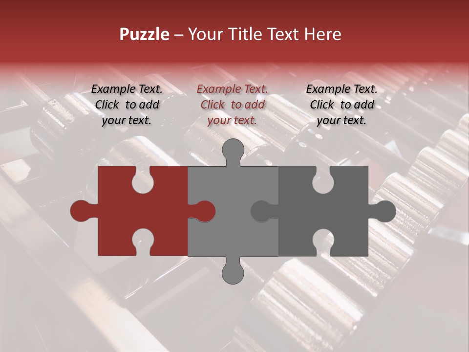 Dumbbells PowerPoint Template