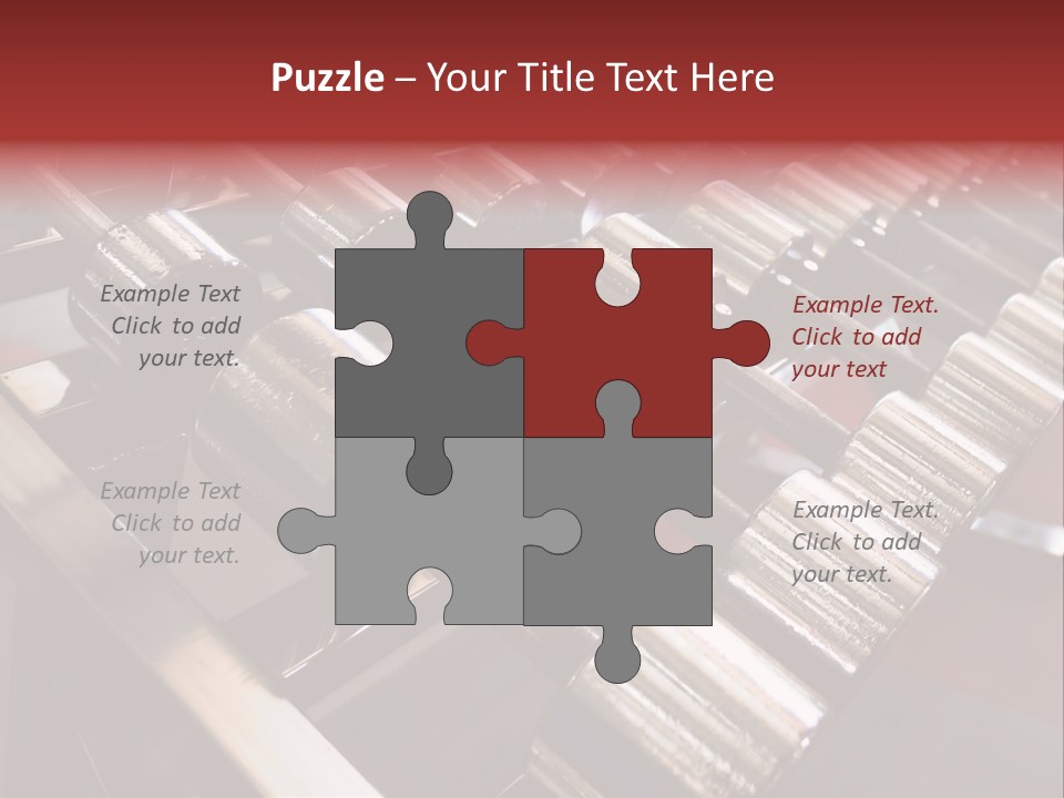 Dumbbells PowerPoint Template