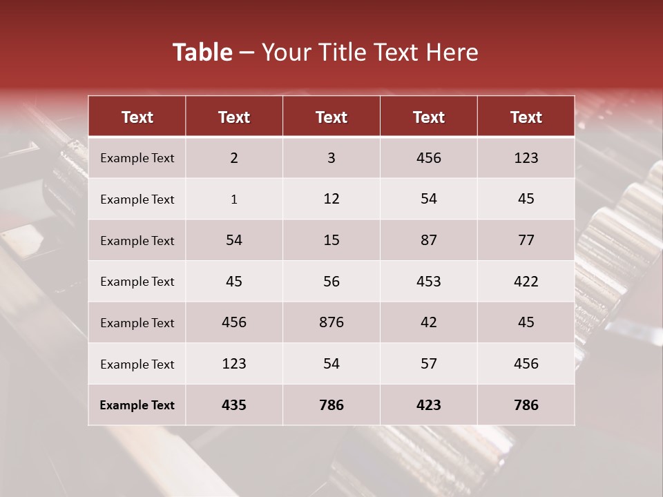 Dumbbells PowerPoint Template