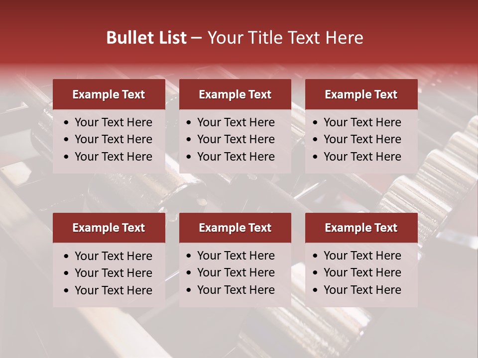 Dumbbells PowerPoint Template