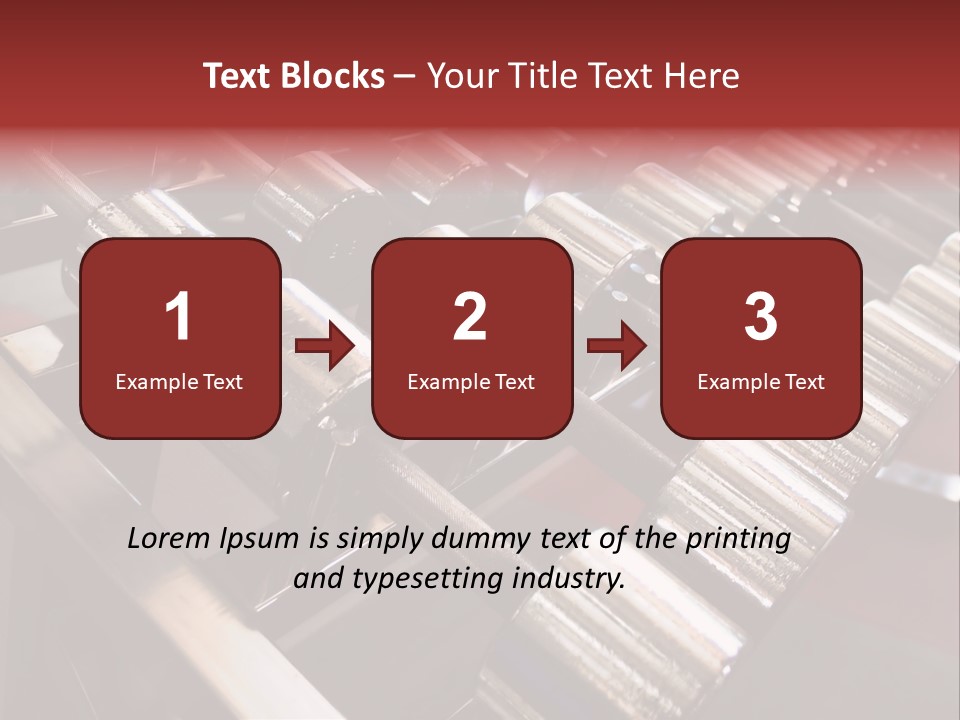 Dumbbells PowerPoint Template