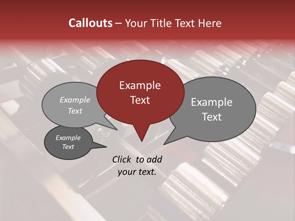 Dumbbells PowerPoint Template