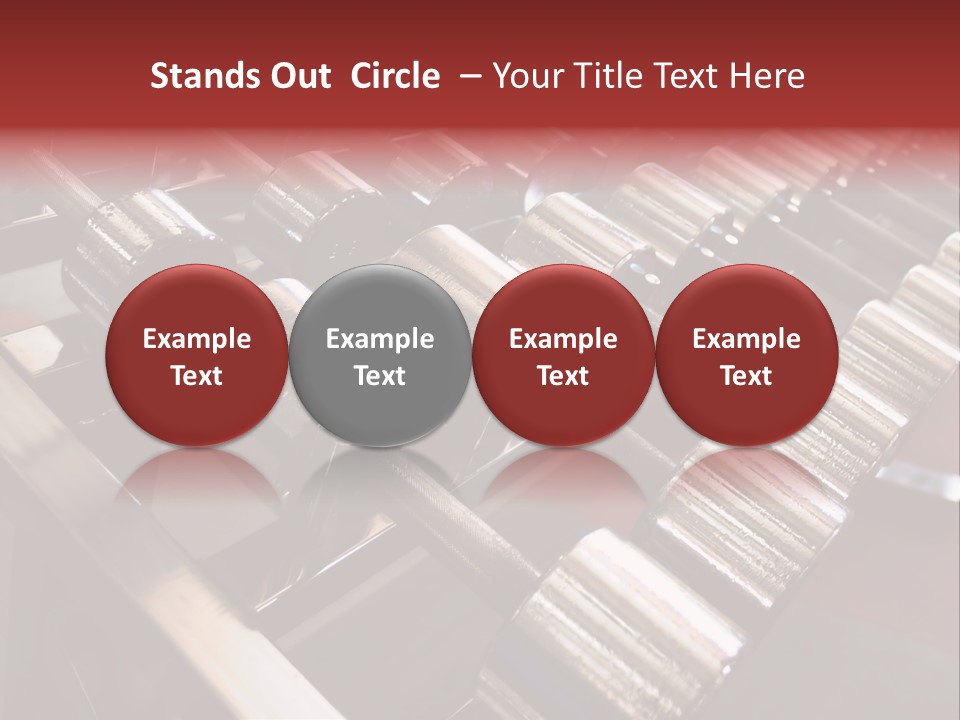 Dumbbells PowerPoint Template