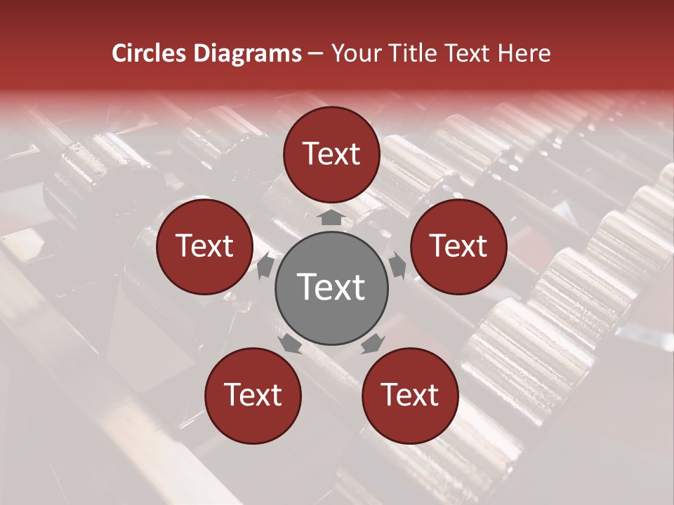 Dumbbells PowerPoint Template