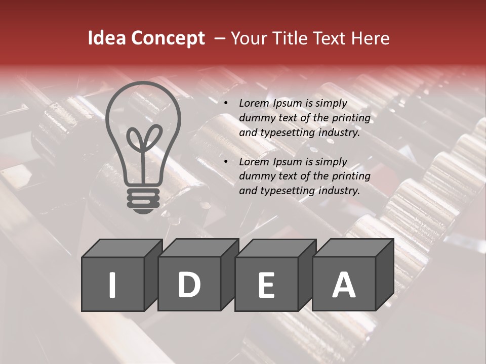 Dumbbells PowerPoint Template