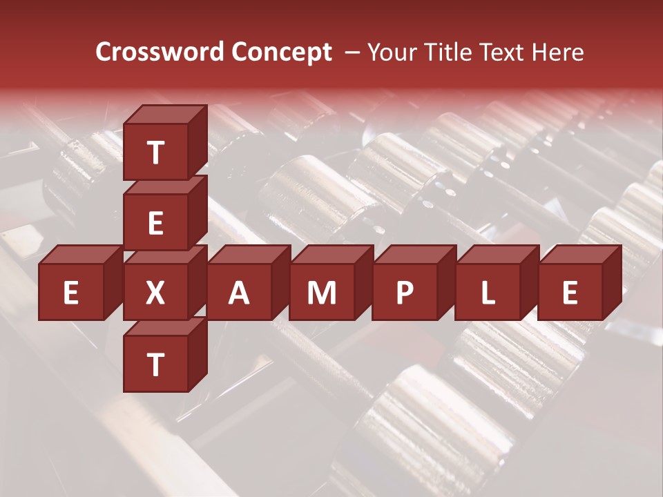 Dumbbells PowerPoint Template