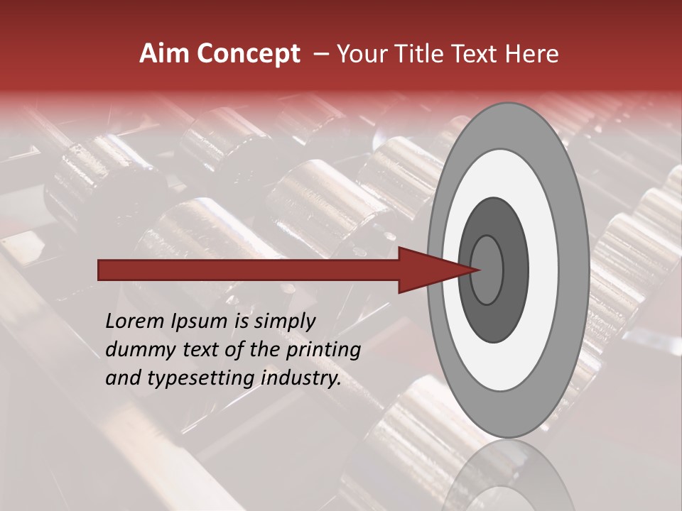 Dumbbells PowerPoint Template