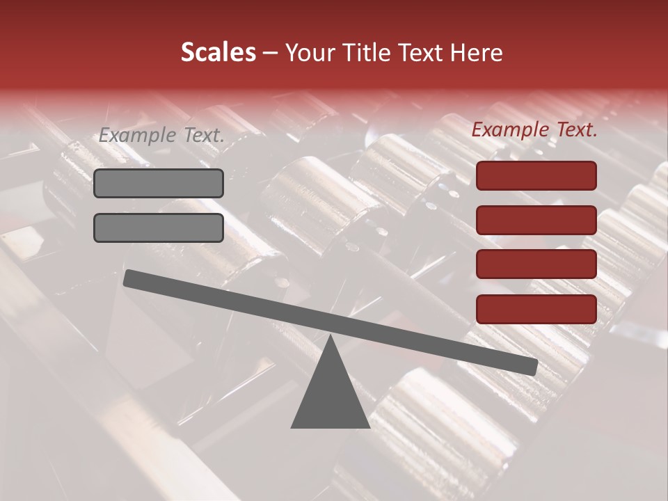 Dumbbells PowerPoint Template