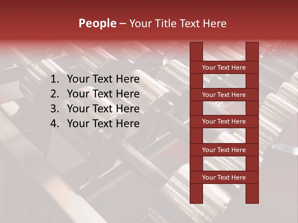 Dumbbells PowerPoint Template