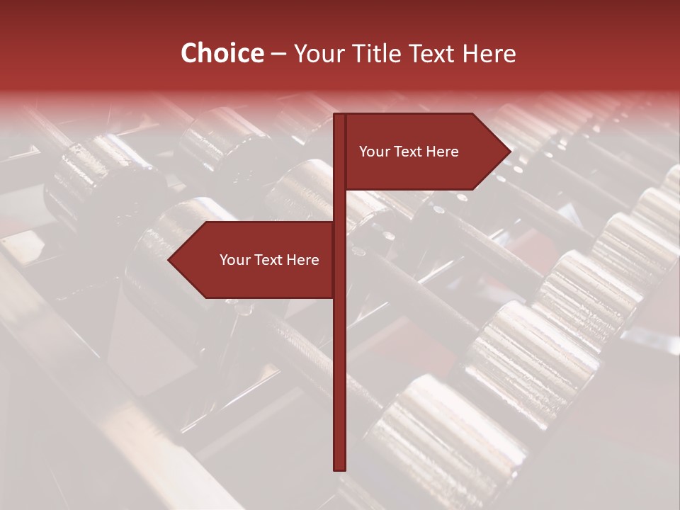 Dumbbells PowerPoint Template