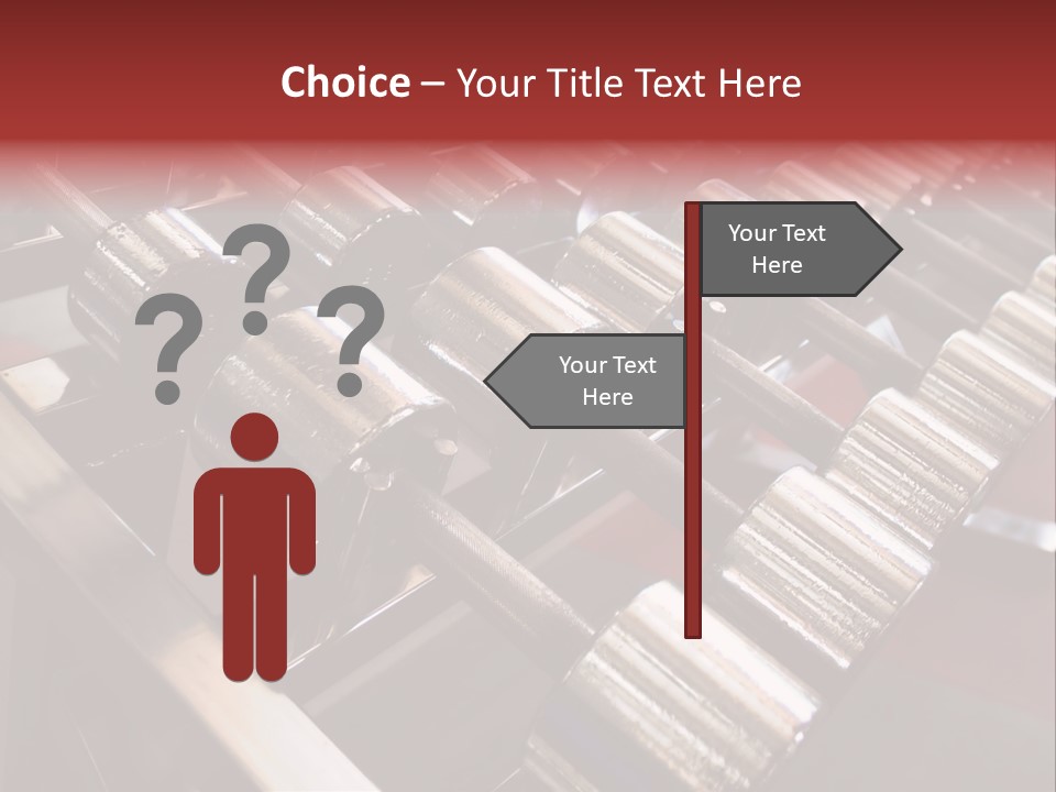 Dumbbells PowerPoint Template