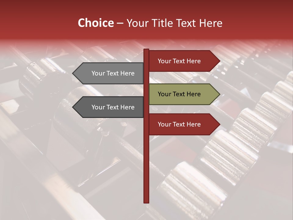 Dumbbells PowerPoint Template