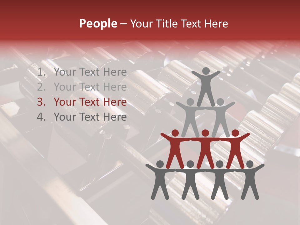 Dumbbells PowerPoint Template