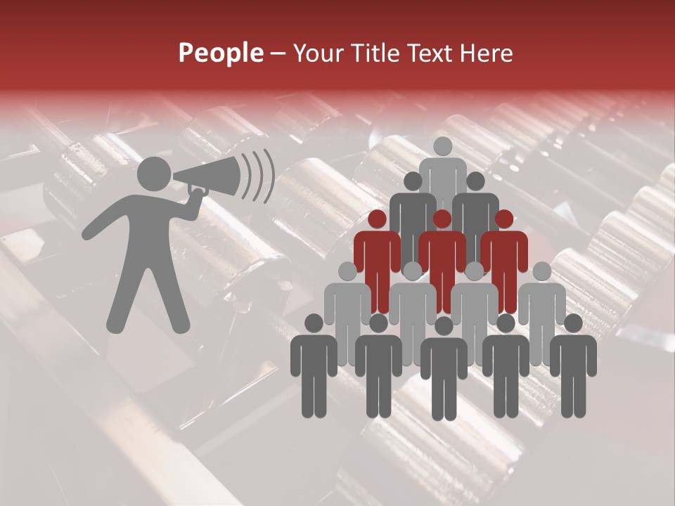 Dumbbells PowerPoint Template