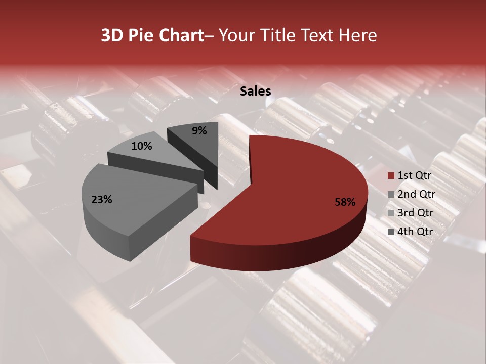 Dumbbells PowerPoint Template