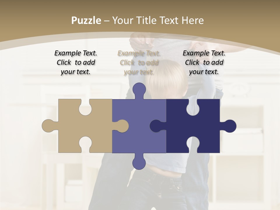 Pregnant Mother Dances Playfully With Her Son On Her Feet PowerPoint Template