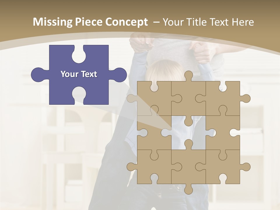 Pregnant Mother Dances Playfully With Her Son On Her Feet PowerPoint Template