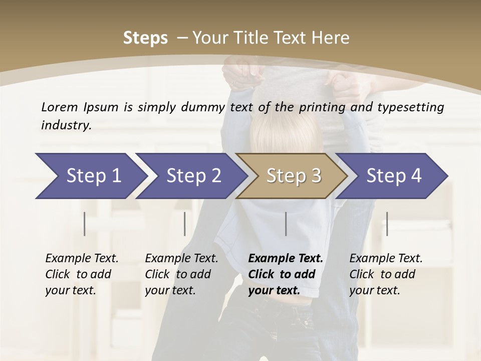 Pregnant Mother Dances Playfully With Her Son On Her Feet PowerPoint Template