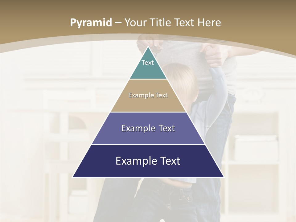 Pregnant Mother Dances Playfully With Her Son On Her Feet PowerPoint Template