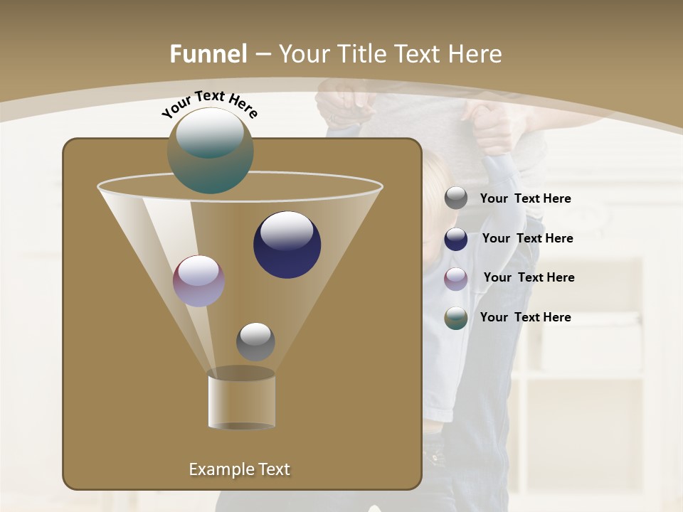 Pregnant Mother Dances Playfully With Her Son On Her Feet PowerPoint Template