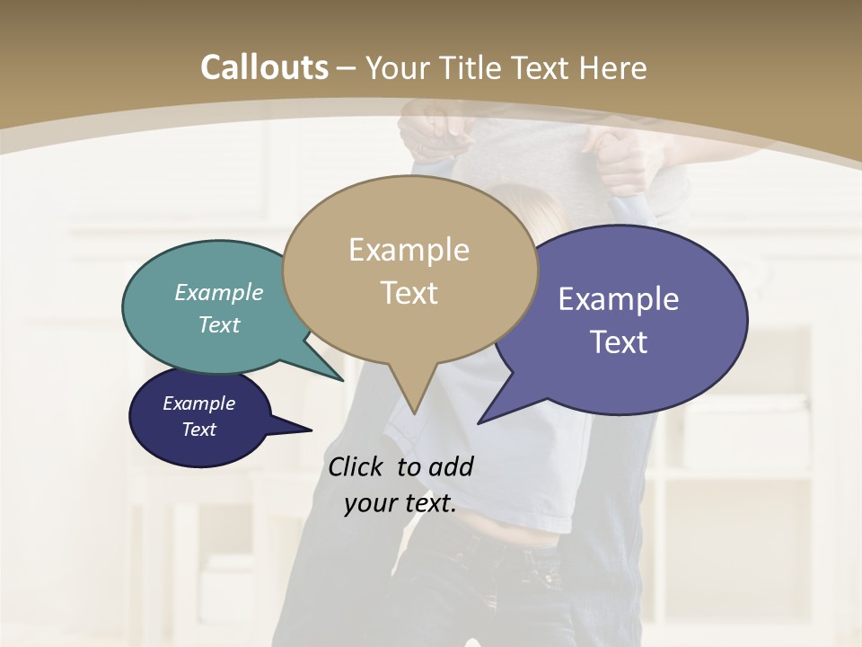 Pregnant Mother Dances Playfully With Her Son On Her Feet PowerPoint Template