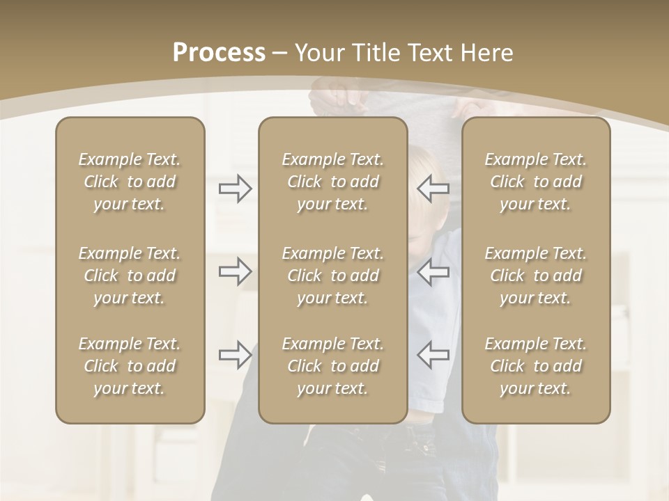 Pregnant Mother Dances Playfully With Her Son On Her Feet PowerPoint Template