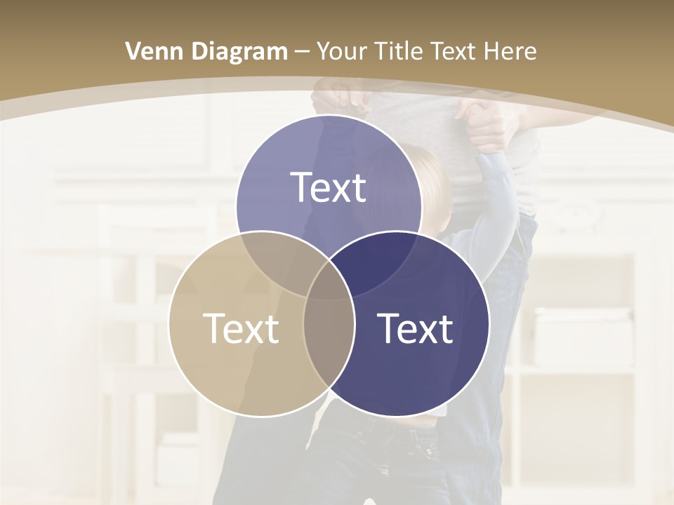 Pregnant Mother Dances Playfully With Her Son On Her Feet PowerPoint Template