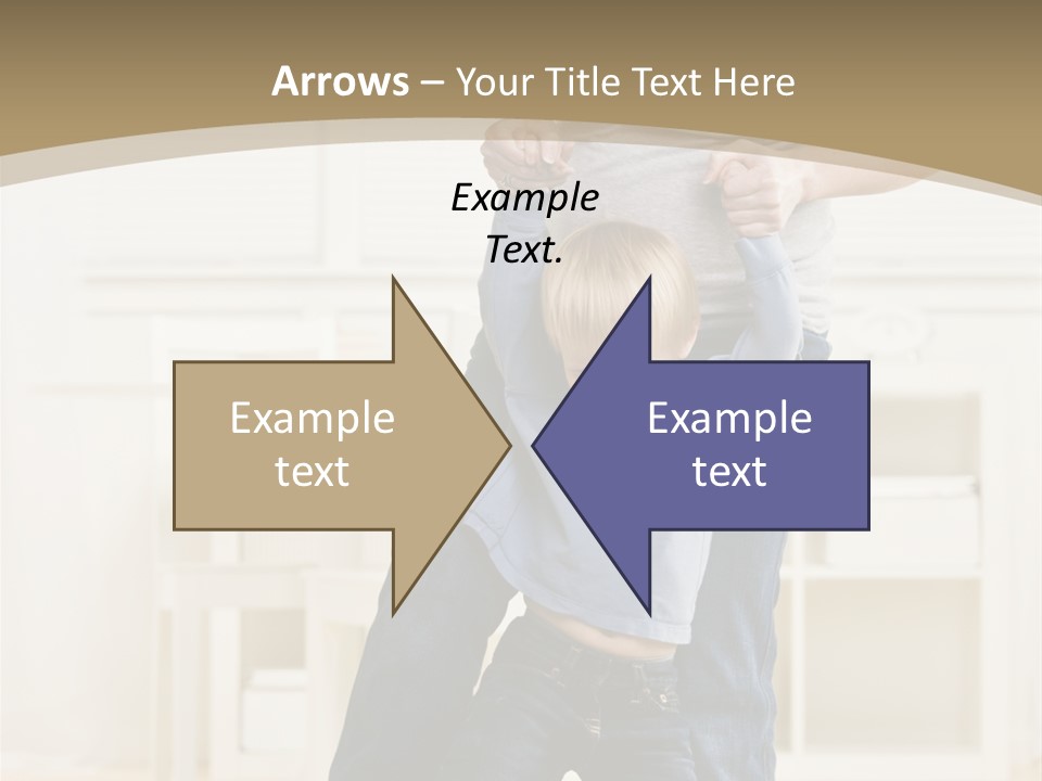 Pregnant Mother Dances Playfully With Her Son On Her Feet PowerPoint Template