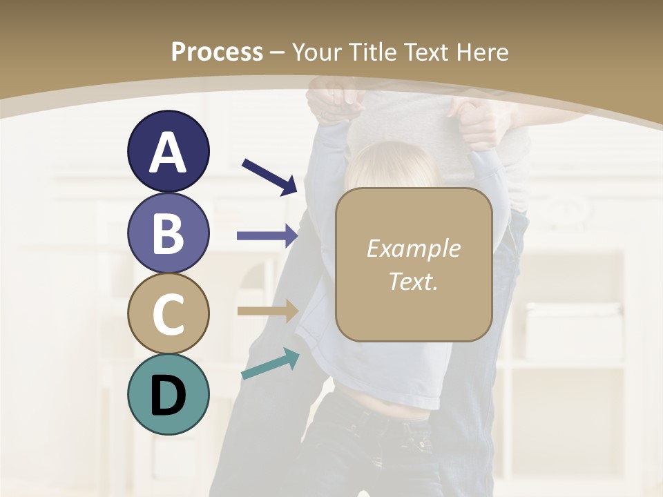 Pregnant Mother Dances Playfully With Her Son On Her Feet PowerPoint Template