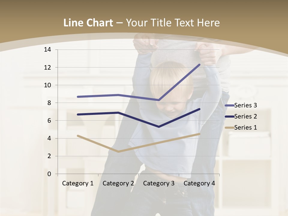 Pregnant Mother Dances Playfully With Her Son On Her Feet PowerPoint Template