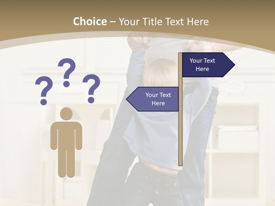 Pregnant Mother Dances Playfully With Her Son On Her Feet PowerPoint Template