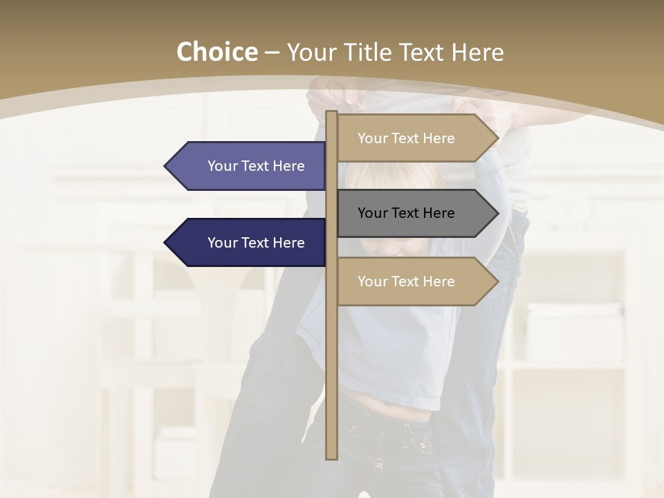Pregnant Mother Dances Playfully With Her Son On Her Feet PowerPoint Template