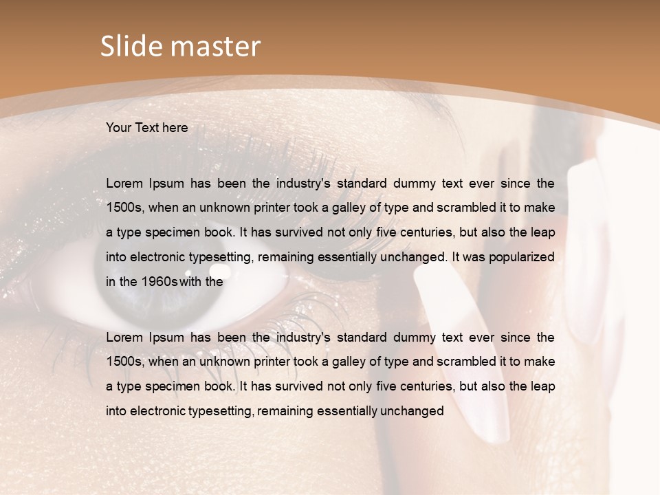 Details Of Beauty PowerPoint Template