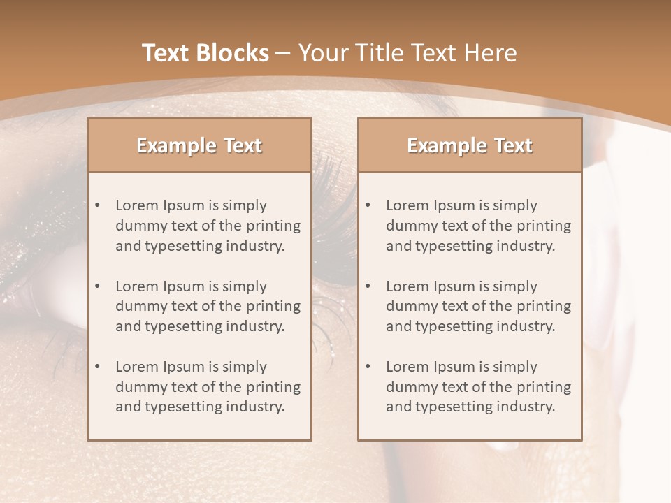 Details Of Beauty PowerPoint Template