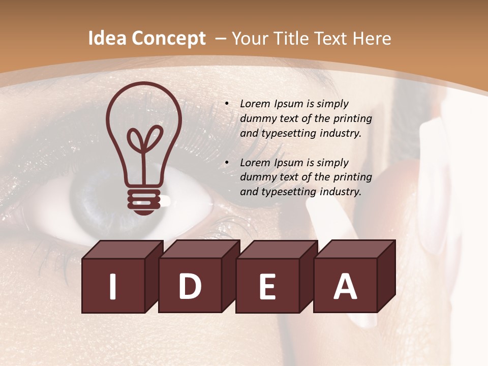 Details Of Beauty PowerPoint Template